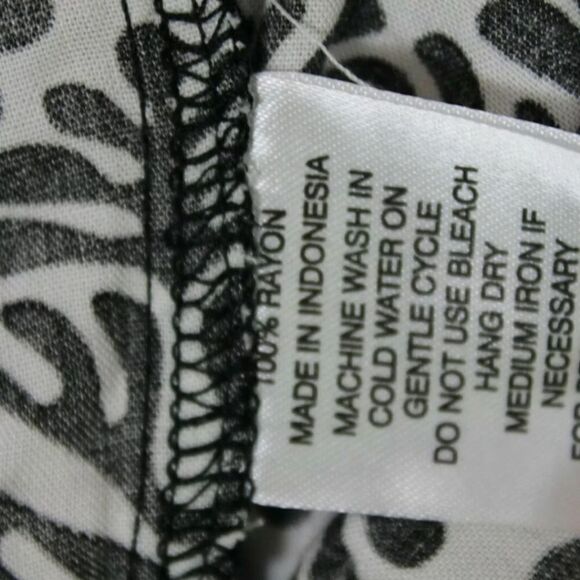 ESCAPADA LIVING S/L CARLIE TOP WHITE BLACK TURKS N - Picture 6 of 11